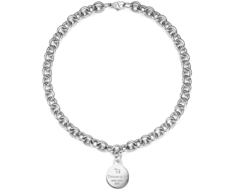 Return to Tiffany® x Beyoncé Round Tag Necklace Photo Credit: Tiffany & Co.