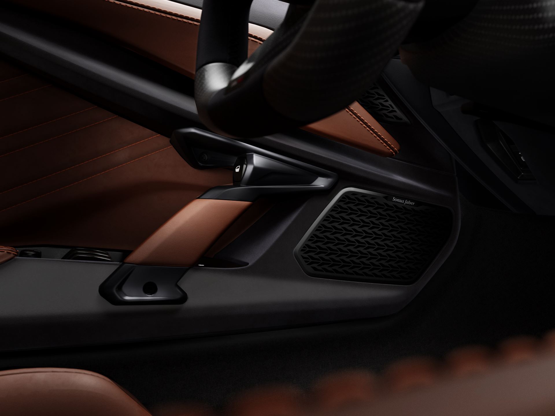 Sonus faber for Lamborghini Revuelto. Photo: Courtesy of Automobili Lamborghini