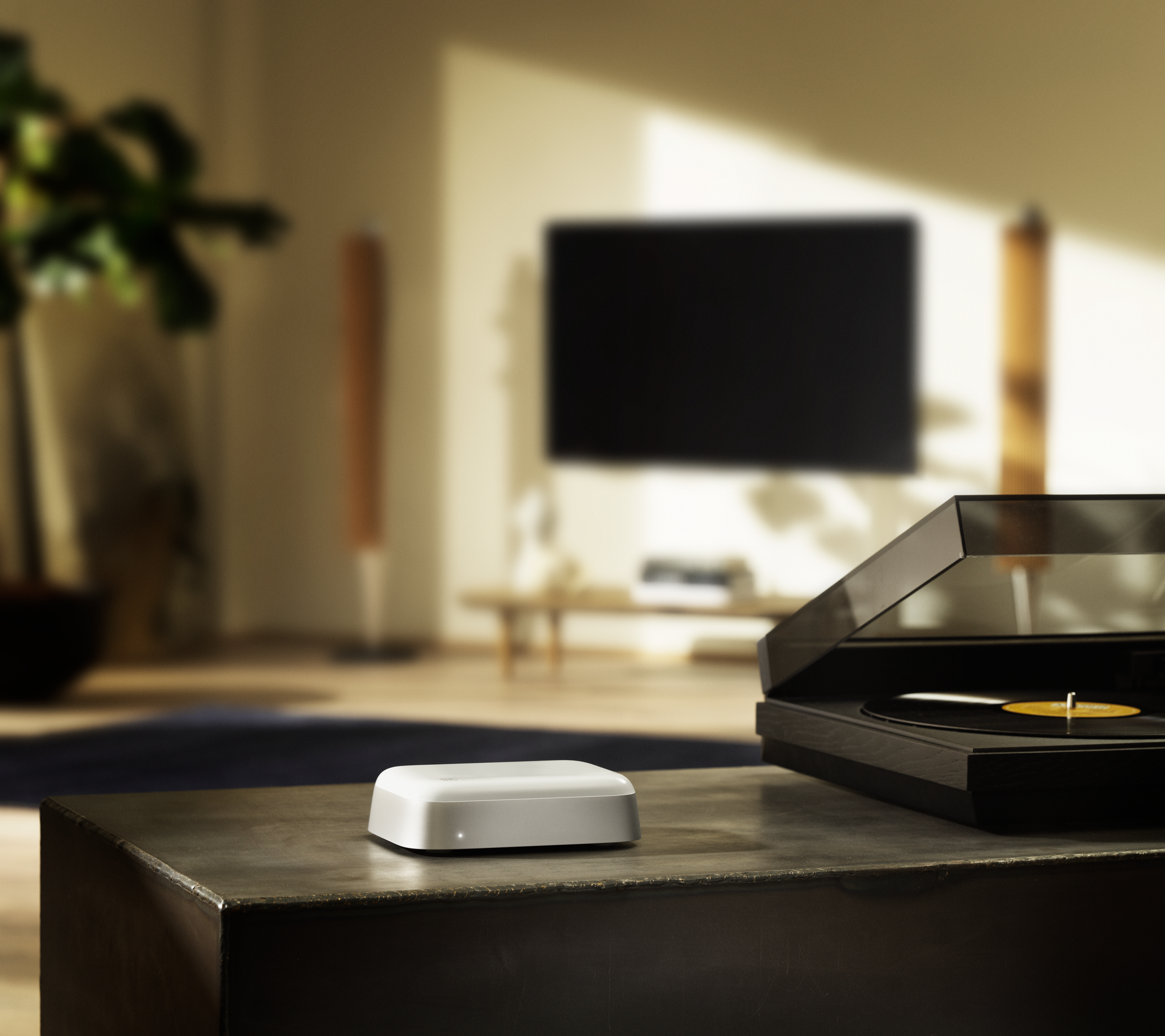 Beoconnect Core turns legacy Bang & Olufsen products into a wireless speaker system. Photo: Courtesy of B&O
