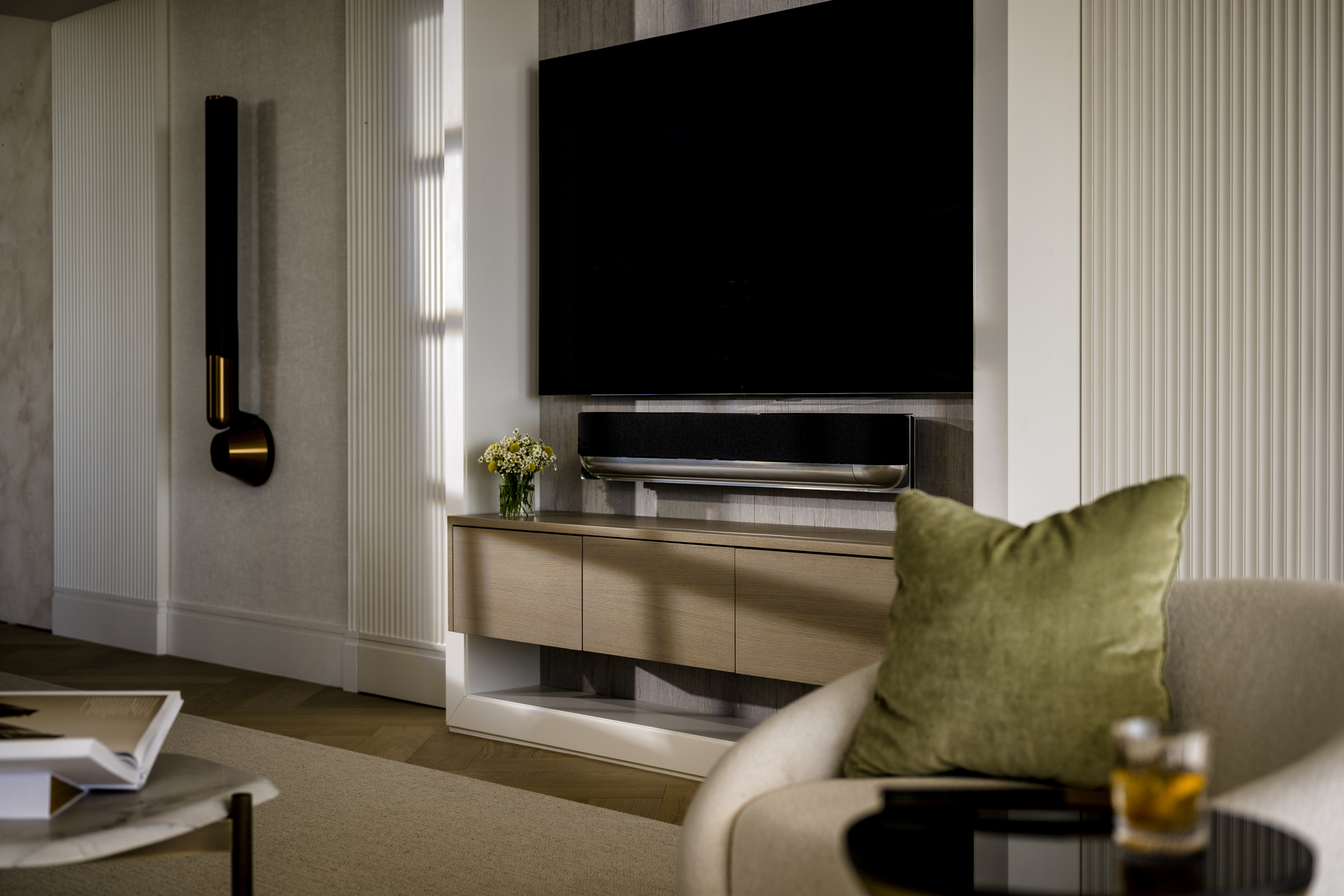 Bang & Olufsen's high-end cinematic range. Photo: Courtesy of B&O