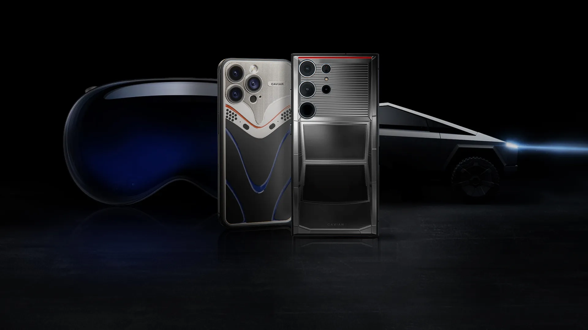 iPhone 15 Pro Max Vision. Caviar designers were inspired by the aesthetics of Apple Vision Pro and incorporated its key design elements into the latest iPhone. Photo: Courtesy of Caviar International