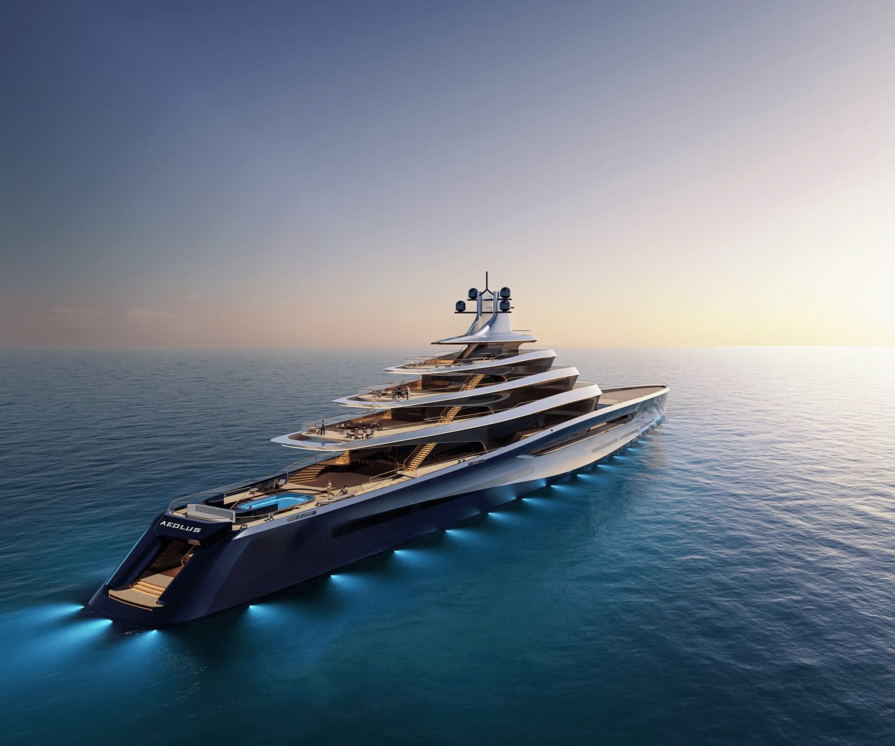 Oceanco Yacht - Aeolus - Photo: Courtesy of Oceanco