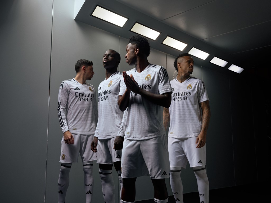 Adidas - Real Madrid Home Kit Jersey - Male Group. Photo: Adidas