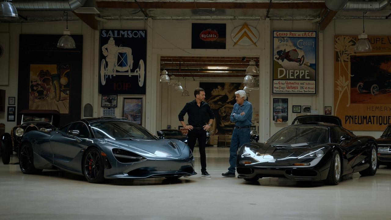 Justin Bell Film with Jay Leno Highlights McLaren 750S and Celebrates Iconic F1 GTR at Le Mans. Photo: MacLaren