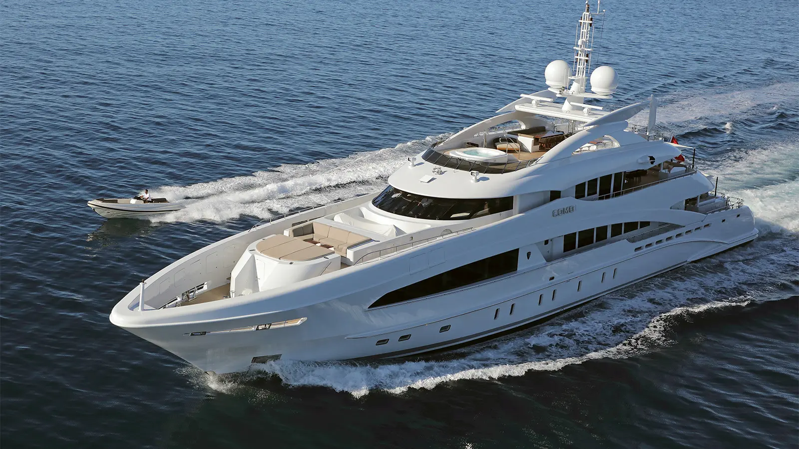 MY Como I, a 50-meter semi-displacement yacht built by Heesen. Photo: Courtesy of Tierry Ameller