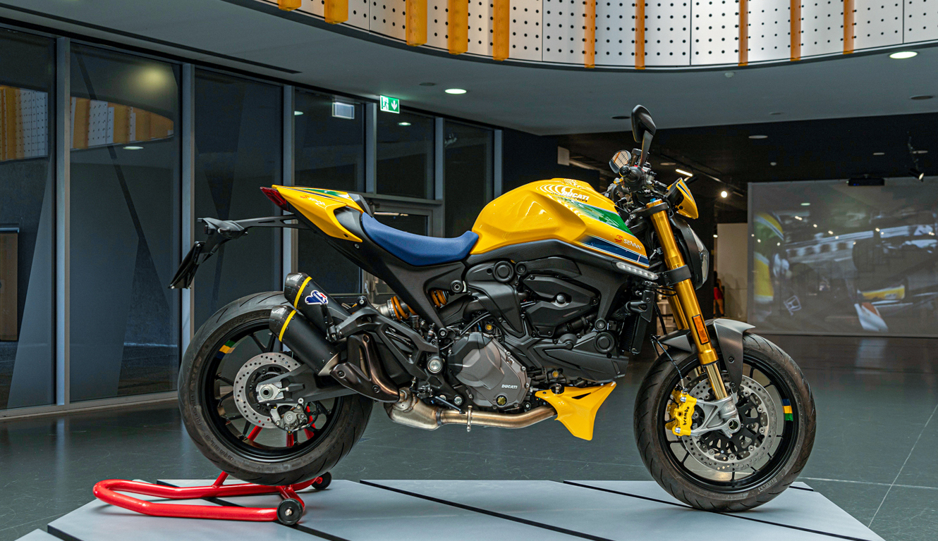 Ducati Monster Senna - Courtesy of Ducati
