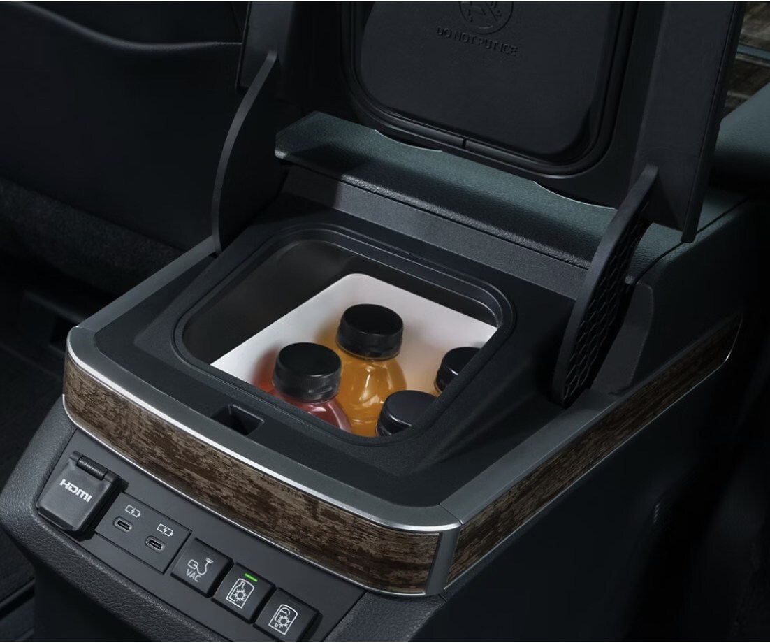 Dometic Center Console Refrigerator - Courtesy of Dometic