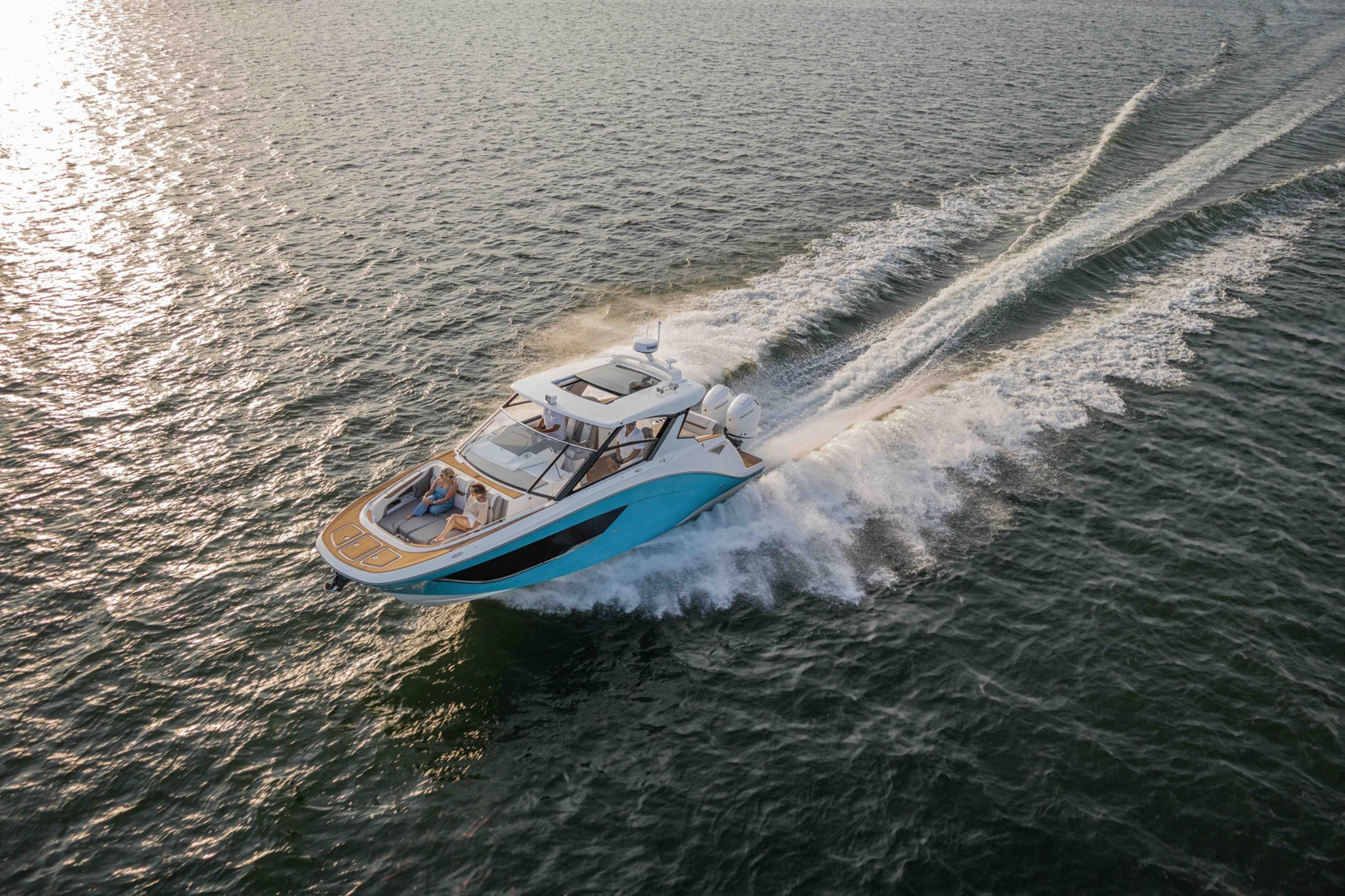 Hurricane Boats, legendary innovator in versatile deck boat designs, ushers in the next chapter in its storied history with the launch of its latest model for 2025 – the SunDeck 3200. A stunning extension of their current yacht series line-up which includes the 2600 and 2690, the SunDeck 3200 is the latest high point of Hurricane  -Boats’ designs. - Courtesy of Hurrican Boats