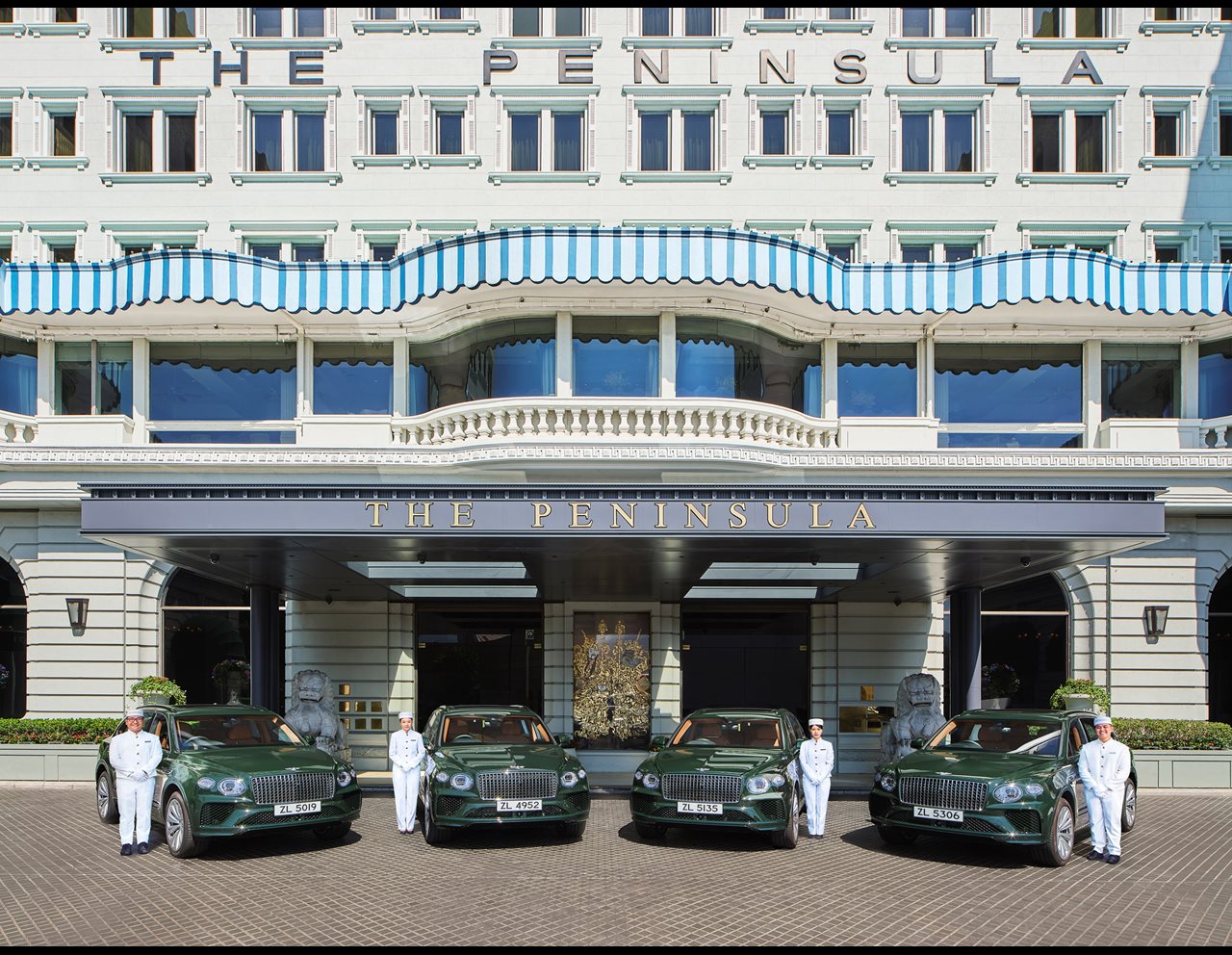 The Peninsula Hong Kong proudly introduces four bespoke Bentley Bentayga Extended Wheelbase (EWB) Azure SUVs to its automotive fleet - Courtesy Bentley