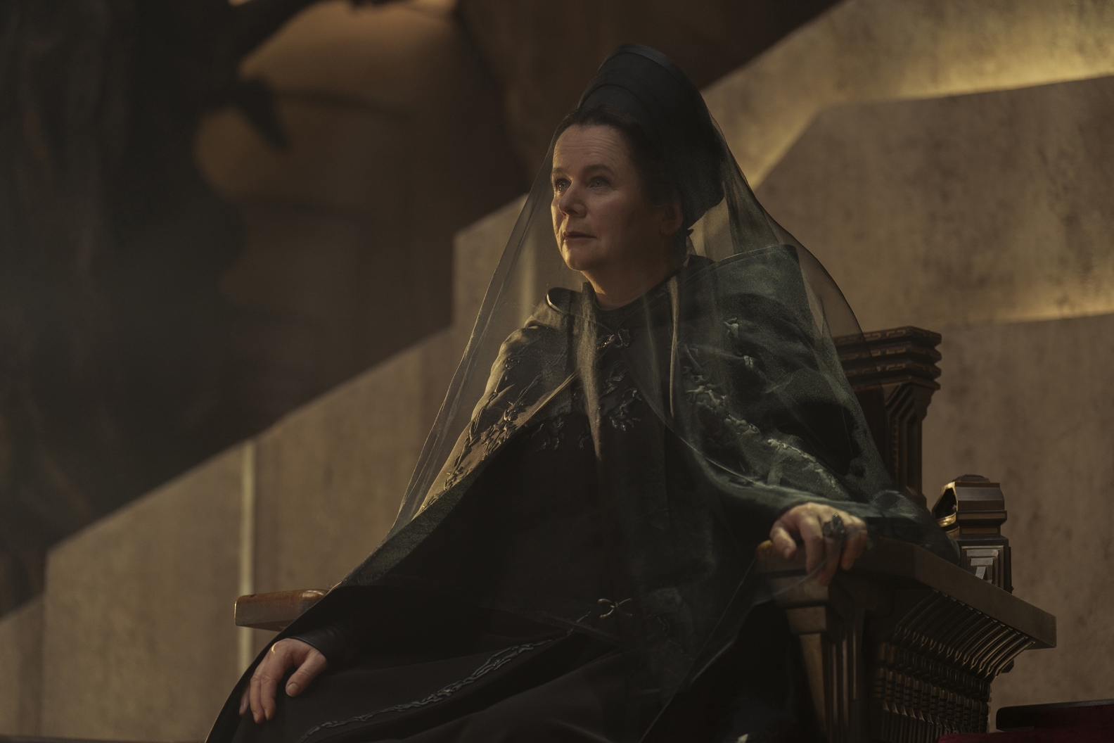 Dune: Prophecy - Emily Watson - Photograph by Attila Szvacsek/HBO