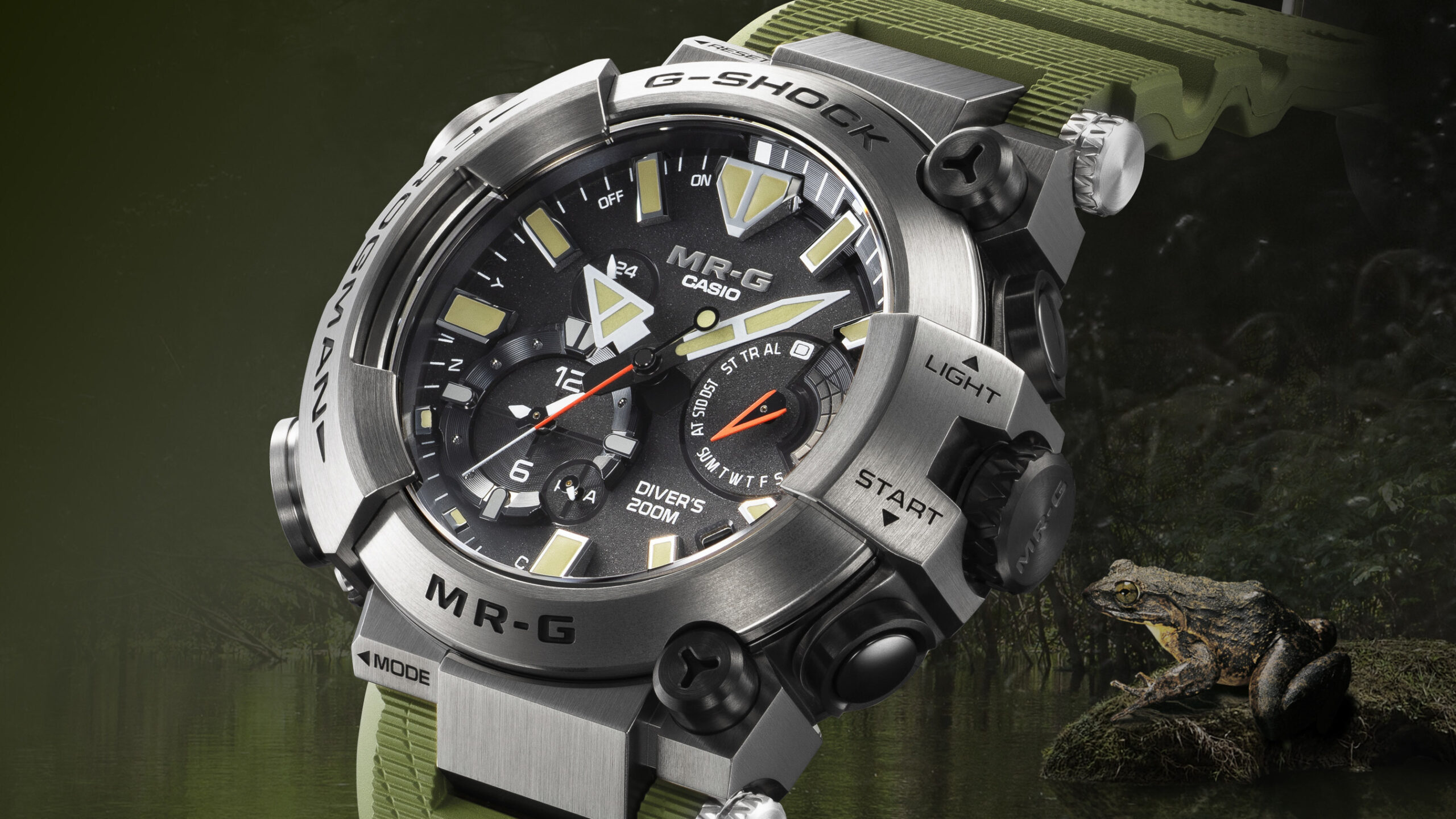 Design inspired by the goliath frog